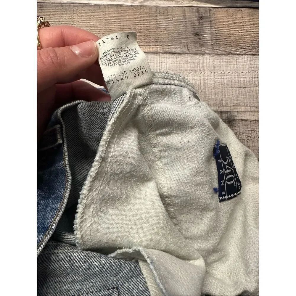Vintage 80s/90s Levi’s 540 Leather Tab Made in USA Men’s W44 x L36 Cotton Jeans - Picture 8 of 10